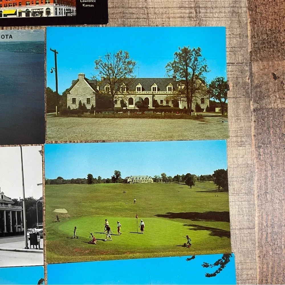 Vintage 70's Postcard Bundle Pack States Montana Indiana Minnesota Wisconsin